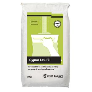 Image of Gyproc Easi-fill Quick dry Two-coat filler & jointing compound 10kg Bag
