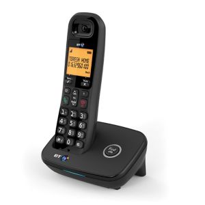 Image of BT DECT Black Telephone with Nuisance call blocker - Single