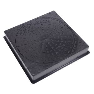Image of Clark Square Framed 3.5t Manhole cover (L)450mm (W)560mm (T)80mm