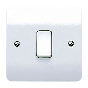 Image of MK 10A 2 way White Single Intermediate switch