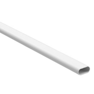 Image of MK White 20mm Oval Trunking length (L)2m