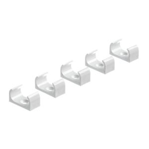 Image of MK White Cable clip Pack of 5