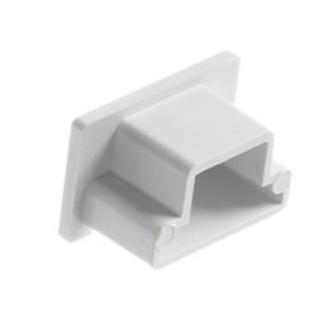 Image of MK 25mm White Trunking end cap