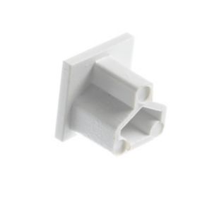 Image of MK 16mm White Trunking end cap