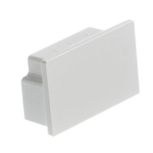 Image of MK White 25mm Trunking end cap