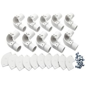 Image of MK White Inspection elbow (Dia)20mm Pack of 10
