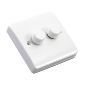 Image of MK 2 way Double White Dimmer switch