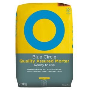 Image of Blue Circle Quality assured Ready mixed Mortar 20kg Bag