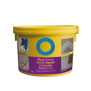 Image of Blue Circle Quick repair Ready mixed Concrete 2.5kg Tub