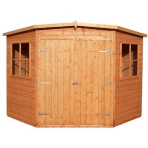 Image of Shire Murrow 10x10 Pent Shiplap Wooden Shed