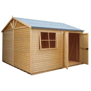 Image of Shire Mammoth 10x10 Apex Wooden Workshop