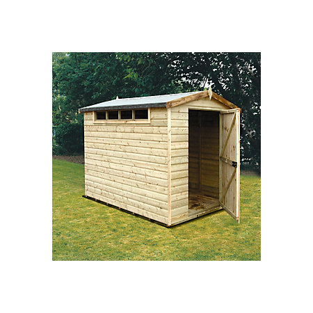 10X10 Security Cabin Apex Shiplap Wooden Shed 