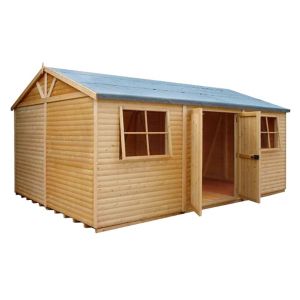 Image of Shire Mammoth 15x10 Apex Wooden Workshop