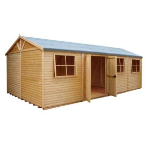 Image of Shire Mammoth 20x10 Apex Wooden Workshop