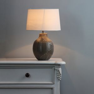 Image of Inlight Ananke Embossed ceramic Celadon LED Table light