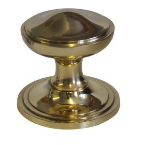 Image of The House Nameplate Company Brass Round External Door knob (Dia)80mm