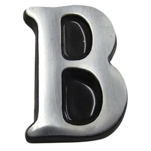 Image of The House Nameplate Company Brushed Aluminium Self-adhesive House letter B (H)50mm (W)30mm