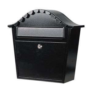 Image of The House Nameplate Company Black Letterbox (H)380mm (W)330mm