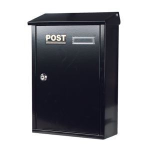 Image of The House Nameplate Company Black Letterbox (H)360mm (W)267mm