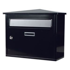 Image of The House Nameplate Company Black Letterbox (H)330mm (W)400mm