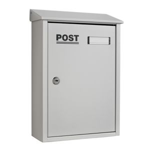 Image of The House Nameplate Company White Letterbox (H)385mm (W)260mm