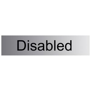 Image of Disabled Self-adhesive labels (H)50mm (W)200mm
