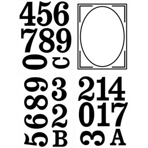 Image of Wheelie bin Self-adhesive labels (H)160mm (W)210mm