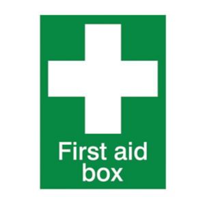 Image of First aid box Self-adhesive labels (H)200mm (W)150mm