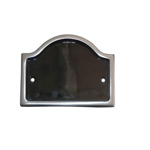 Image of The House Nameplate Company Black Aluminium House number (H)152mm (W)102mm
