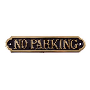 Image of No parking Parking sign (H)50mm (W)240mm