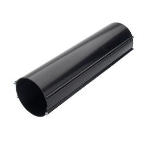 Image of Manrose Black Solid wall duct (L)0.35m (Dia)100mm