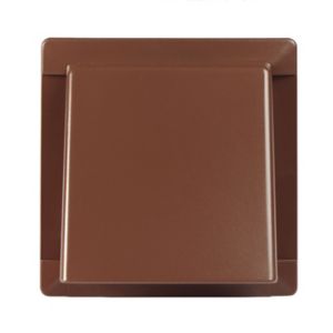 Image of Manrose Brown Square Hooded air vent (H)110mm (W)110mm