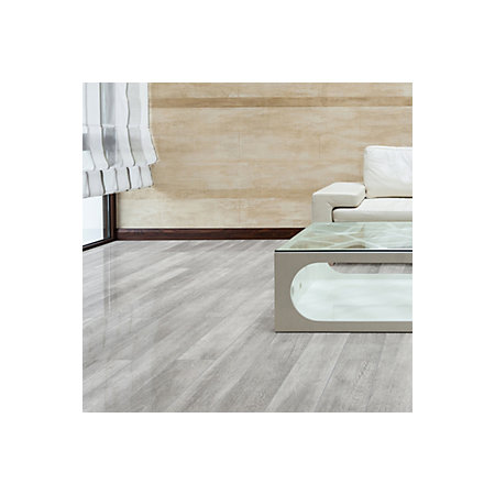 Grey Oak Effect Laminate Flooring 2 13 M Pack Departments Diy