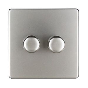 Image of Varilight 2 way 2 gang Dimmer switch