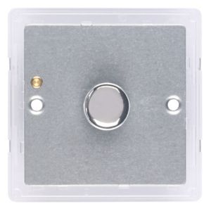 Image of Varilight 2 way Single White chocolate Dimmer switch
