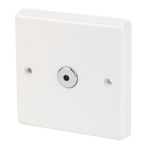 Image of Varilight White 1 way Single Dimmer switch