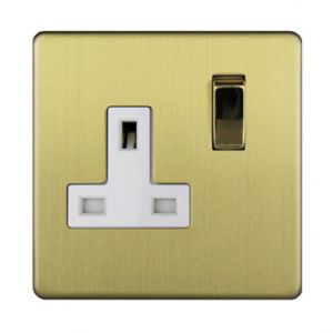 Image of Varilight 13A Single Switched Plug socket