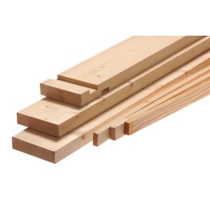 Image of Planed Whitewood spruce Internal Door lining set (H)2100mm (W)108mm