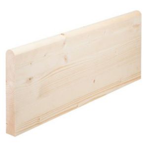 Image of White Pine Rolled edge Window board (L)1.2m (W)219mm (T)33mm