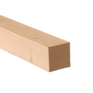Image of Smooth Planed Square edge Spruce Timber (L)1.8m (W)44mm (T)44mm Pack of 8