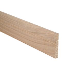 Image of Oak Ogee Skirting board (L)2.4m (W)120mm (T)18mm Pack of 3