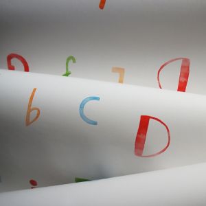 Image of Holden Décor Multicolour Alphabet Smooth Wallpaper