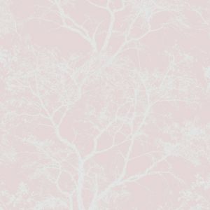 Image of Holden Décor Statement Whispering Pink Tree Glitter effect Embossed Wallpaper