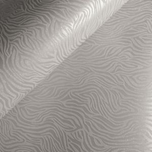 Image of Holden Décor Statement Gilver & taupe Animal print Metallic effect Textured Wallpaper