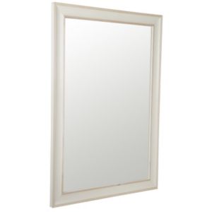 Image of Cream Rectangular Framed Mirror (H)870mm (W)610mm