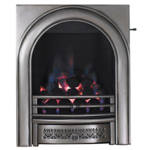Image of Focal Point Arch Chrome effect Gas Fire