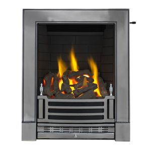 Image of Focal Point Finsbury Chrome effect Gas Fire