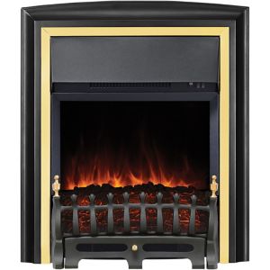 Image of Focal Point Lycia Brass effect Electric Fire