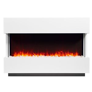 Image of Focal Point Panoramic White Electric Fire Suite