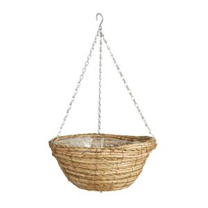 Image of Gardman Natural Two tone rope Hanging basket 35.56cm